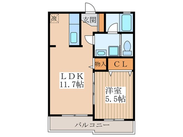 リーベンハイツの物件間取画像